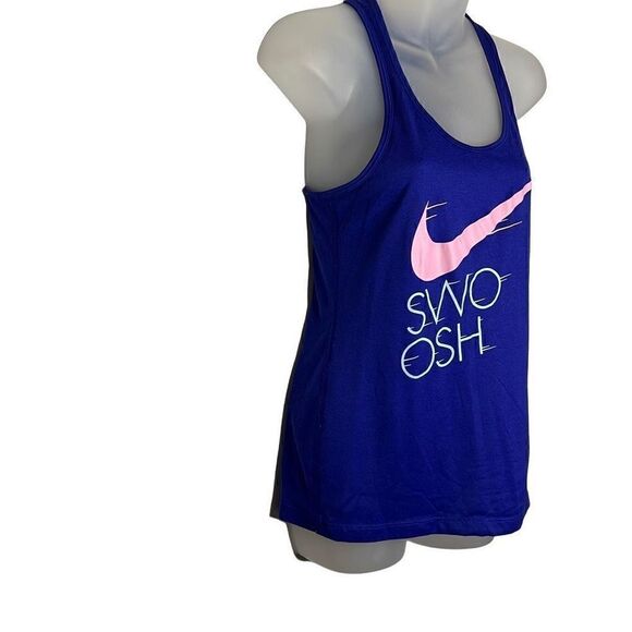 Nike Swoosh Dri-Fit Athletic Cut Sleeveless
Racerback Tank Top Small - Picture 3 of 5